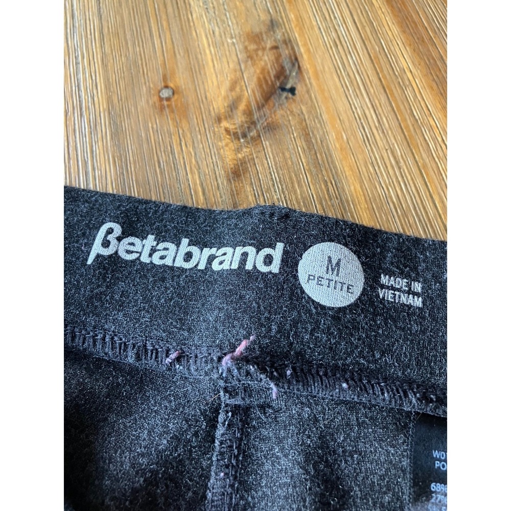 Betabrand Classic Straight Leg Dress Yoga Pant Womens Charcoal‎ Medium Petite - Picture 6 of 7